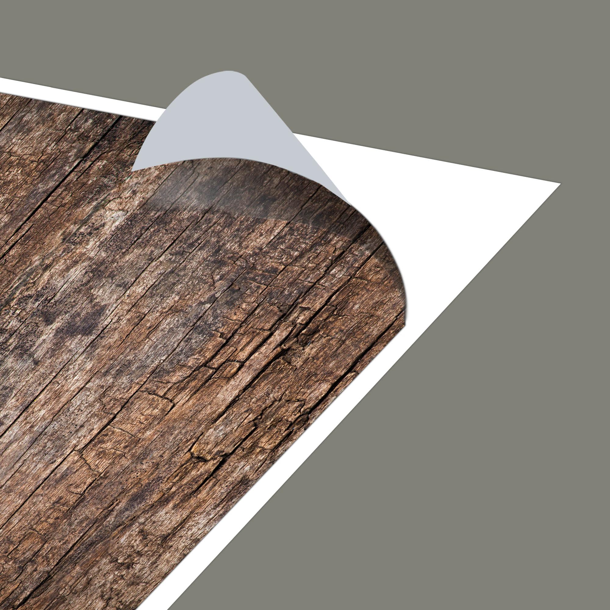 Banjado Möbelfolie Altes Holz Tischfolie 55x55 selbstklebend