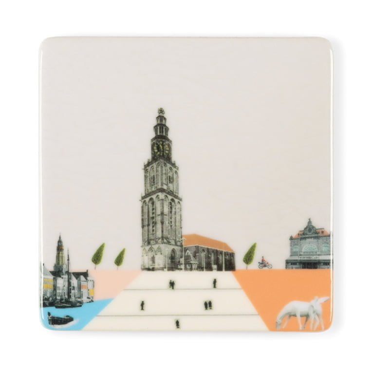 Storytiles Mini's Groningse stadjers Wandfliese Mini Stadt