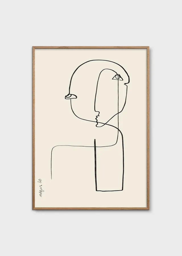 The Poster Club Sculpture No. 02 Poster 50x70 Beige