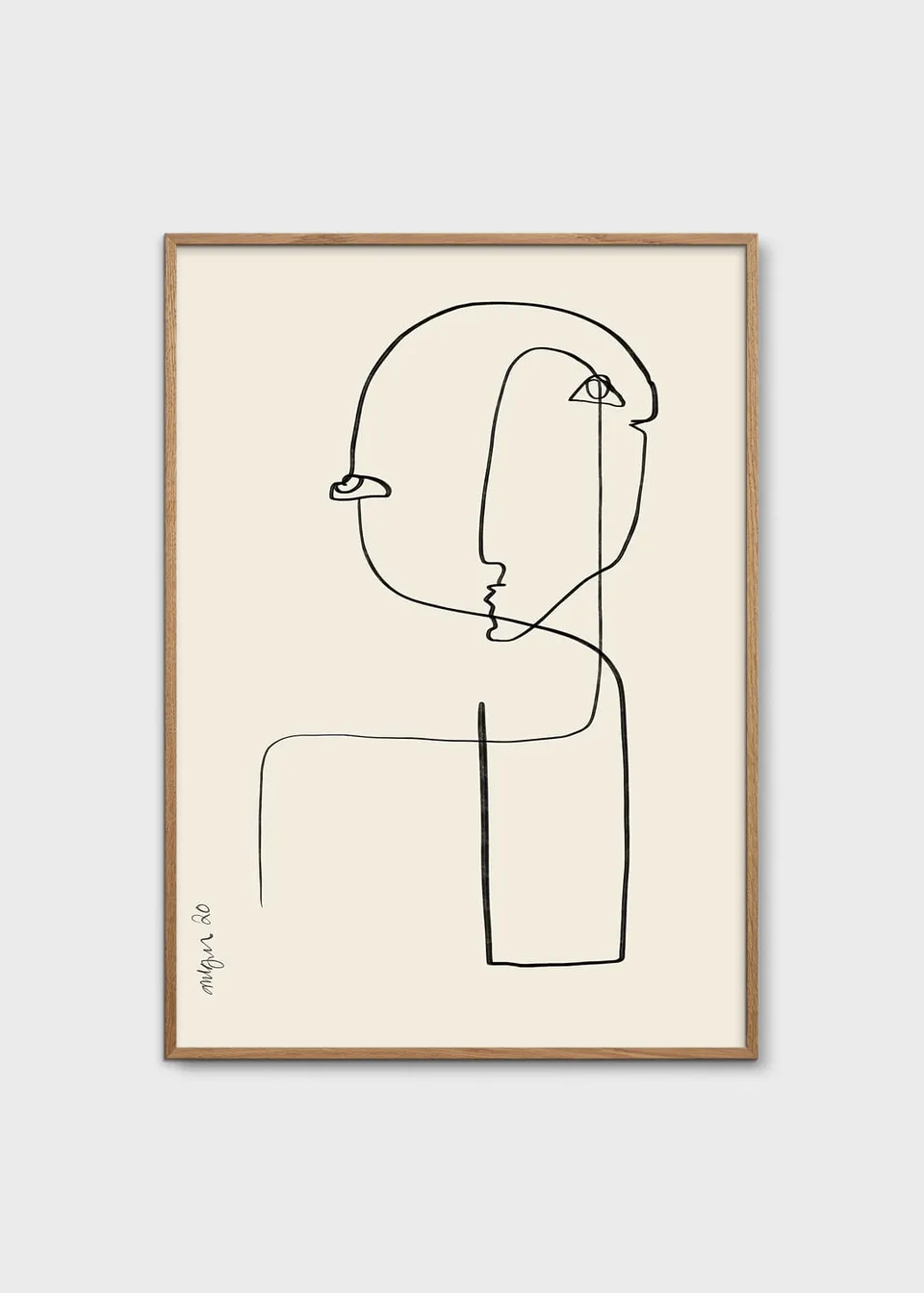 The Poster Club Sculpture No. 02 Poster 50x70 Beige