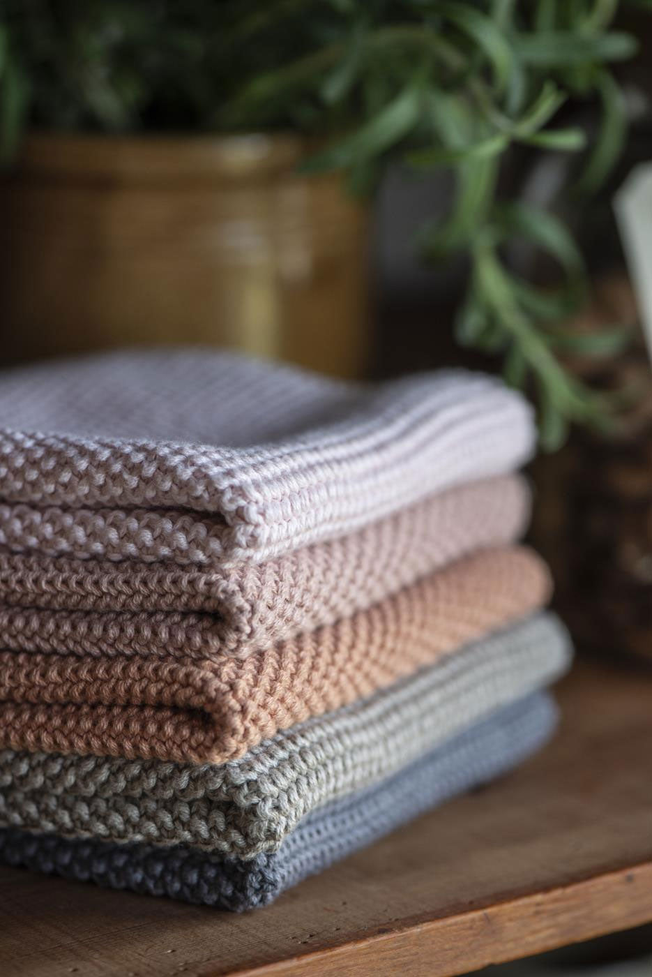 LS-LebenStil Mynte Spüllappen 25cm Latte Baumwolle Gestrickt