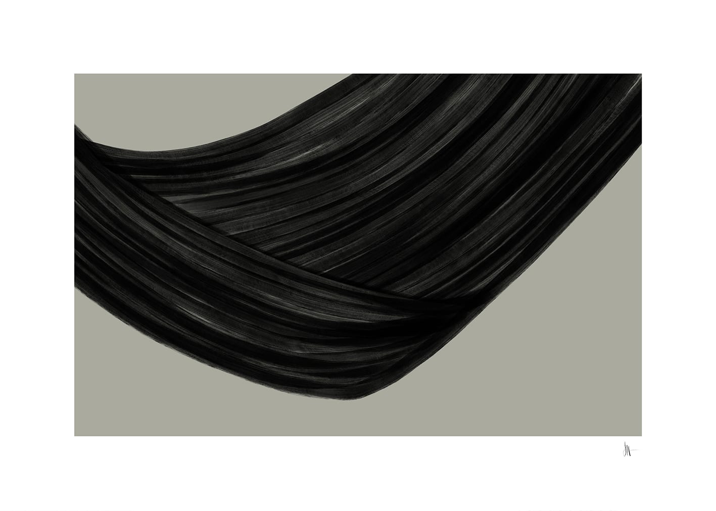 The Poster Club Art Prints Above Ground Poster 50x70 schwarz