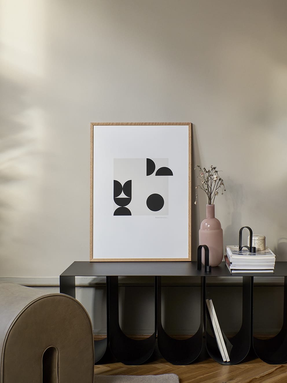 The Poster Club Wall Objects Balancing Objects 01 Poster 30x40 cm beige