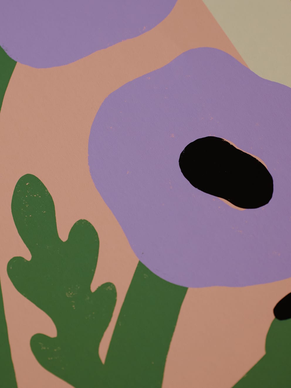 The Poster Club Art Prints Purple Poppies Poster 30x40 cm botanisch