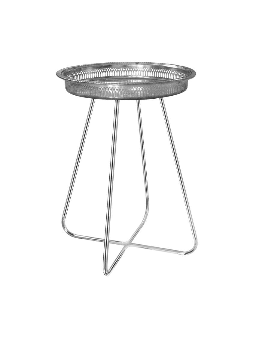 Mineheart Furniture Casablanca Tisch Silber Kurz 37 cm