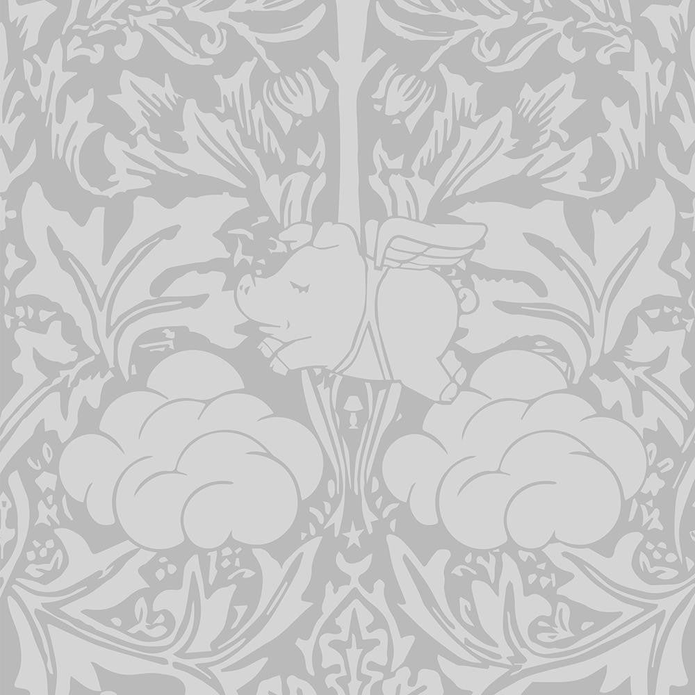 Mineheart Wallpaper Morris Dream Tapete Pebble Grey Vlies