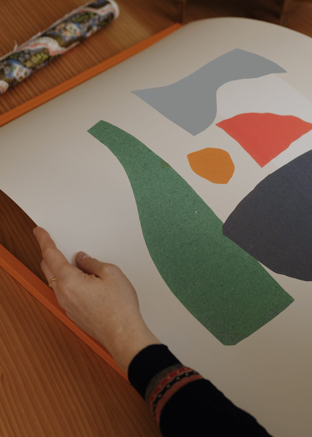 The Poster Club Ramen Shop Kunstdruck A4 geometrisch bunt
