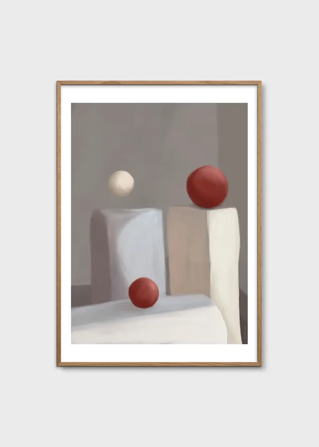 The Poster Club Odd One Out Poster 50x70 cm abstrakt grau