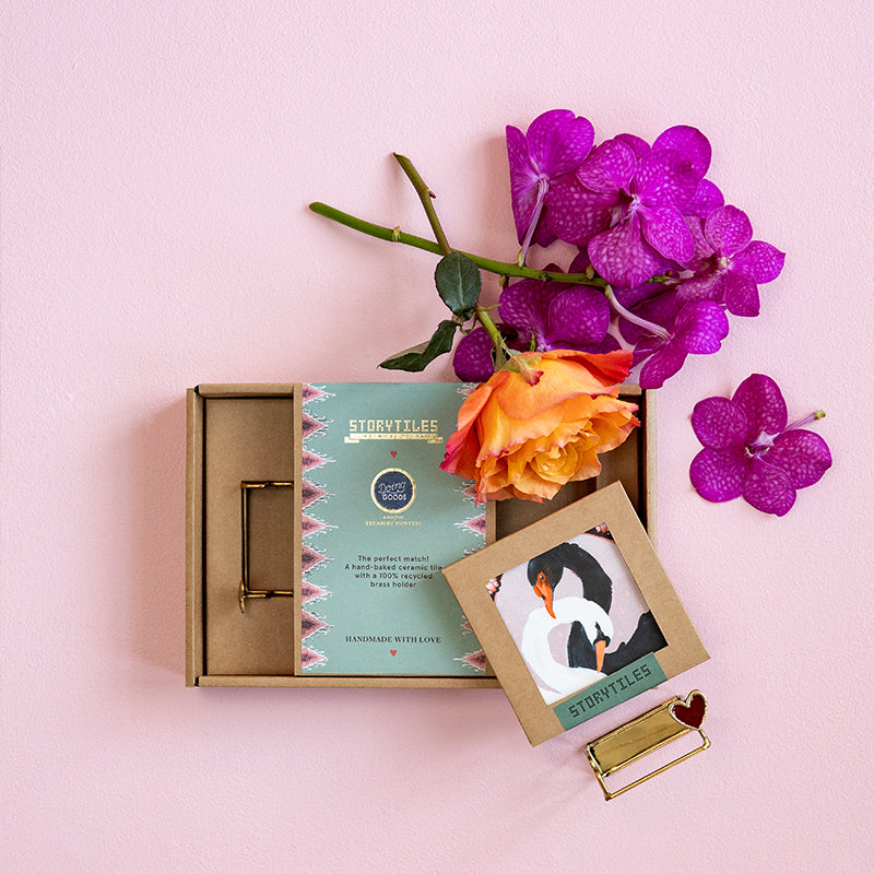 Storytiles Gift Sets Everlasting love Fliese 10x10 cm Herz Set