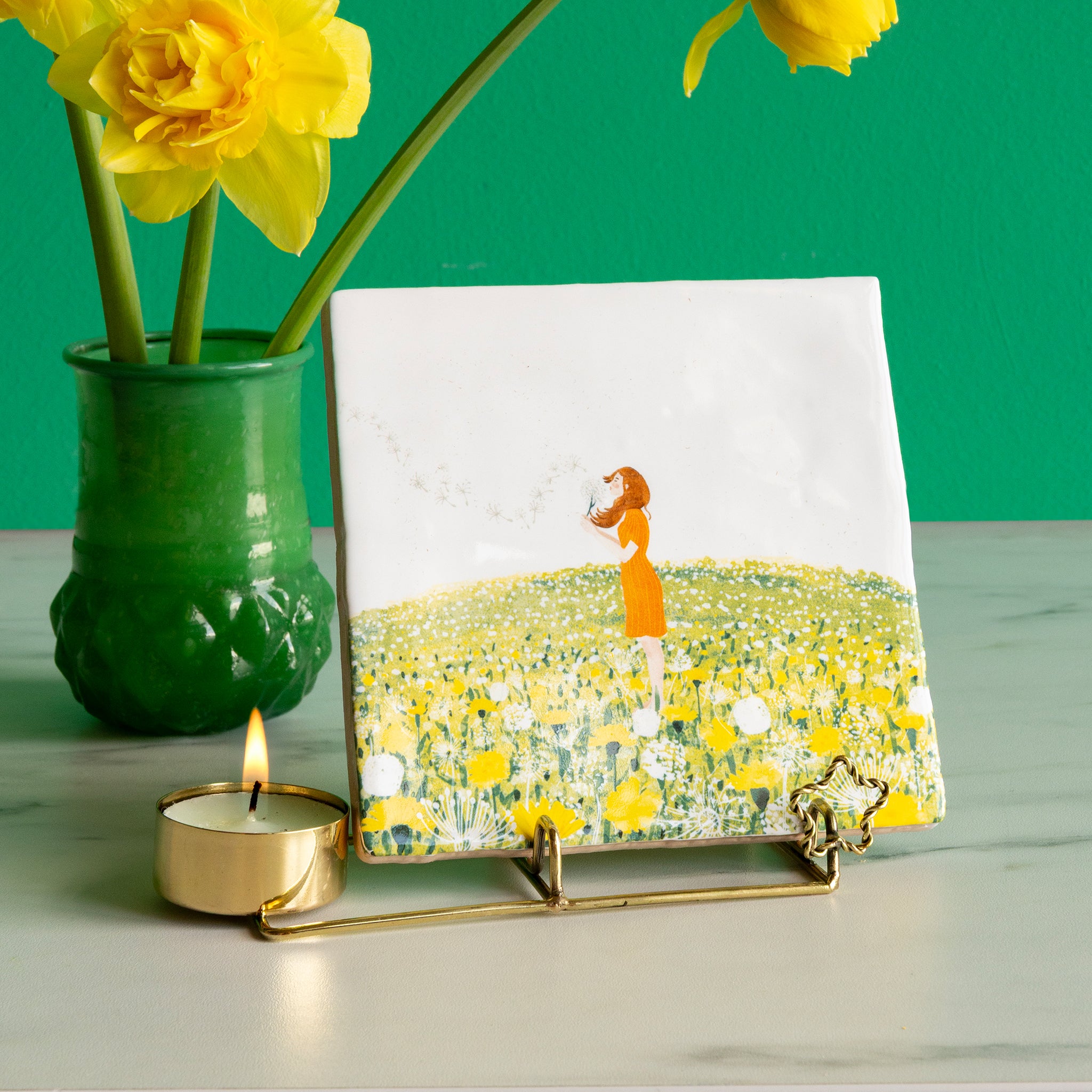 Storytiles Tile Holders Golden Star Fliesenhalter Gold
