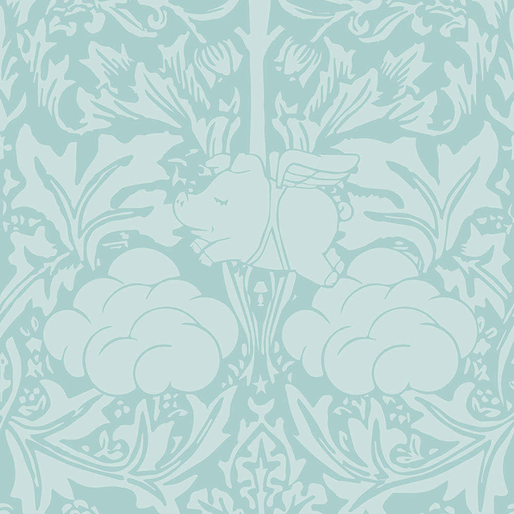 Mineheart Morris Dream Tapete Minty Egg Blue Vlies
