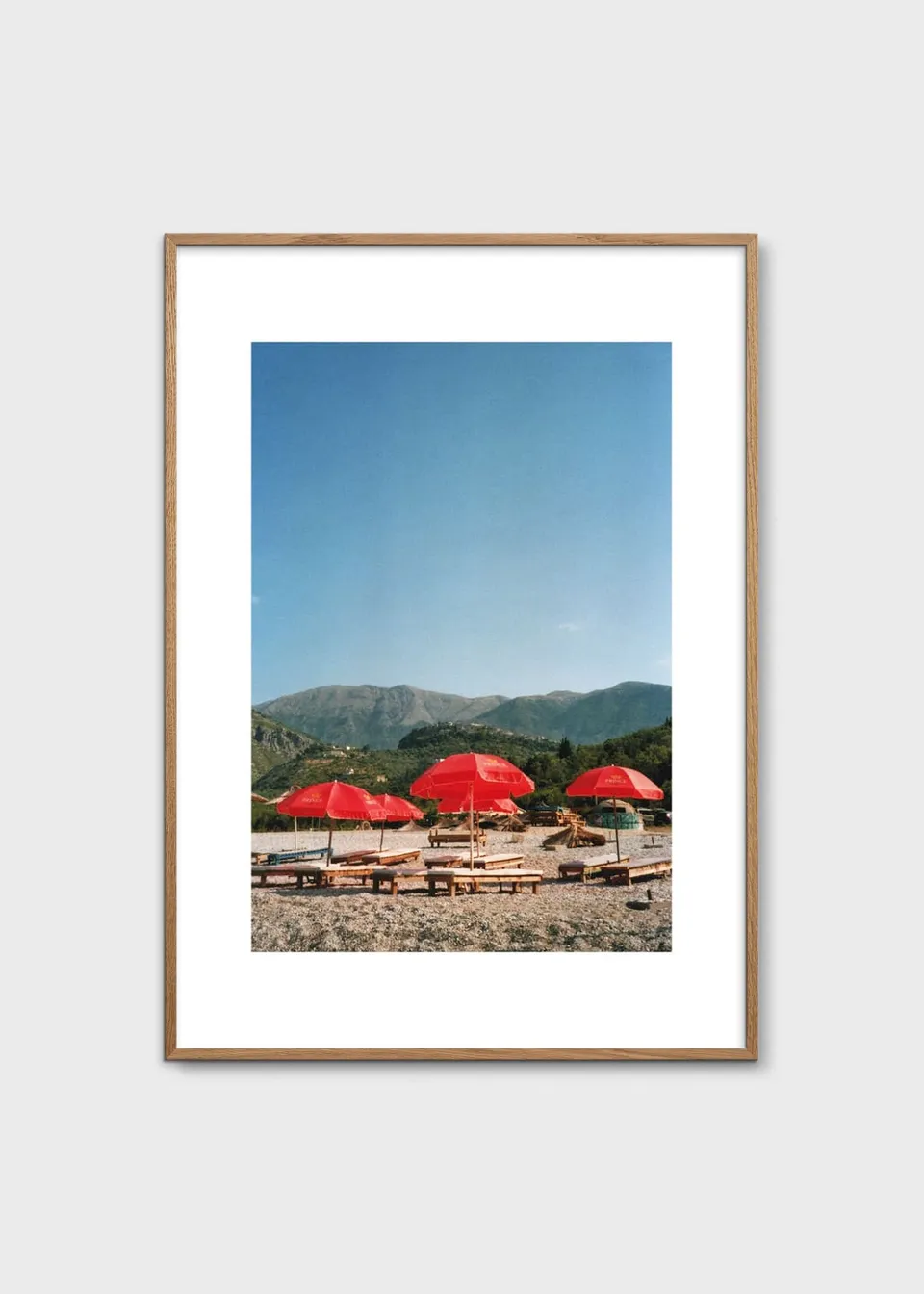 The Poster Club Beach Time Kunstdruck 30x40 cm blau-rot