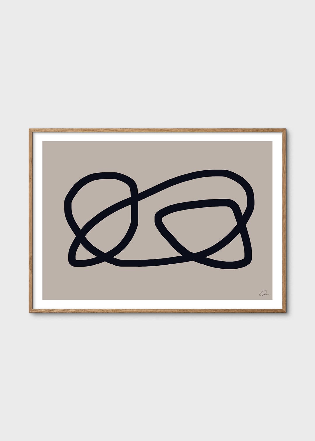 The Poster Club Art Prints Organic Lines 01 Poster 30x40
