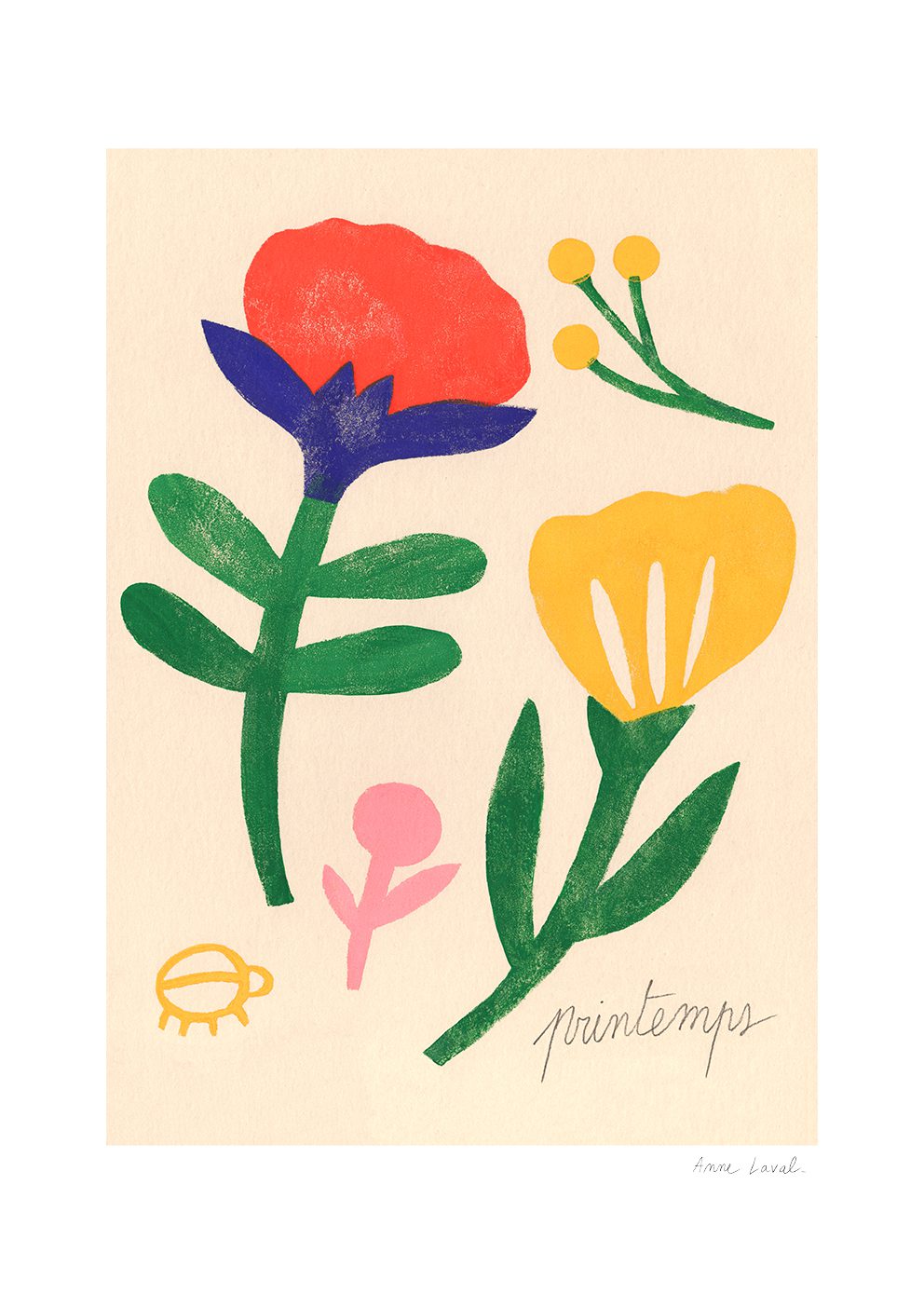 The Poster Club Spring Poster 30x40 cm Botanik pastell