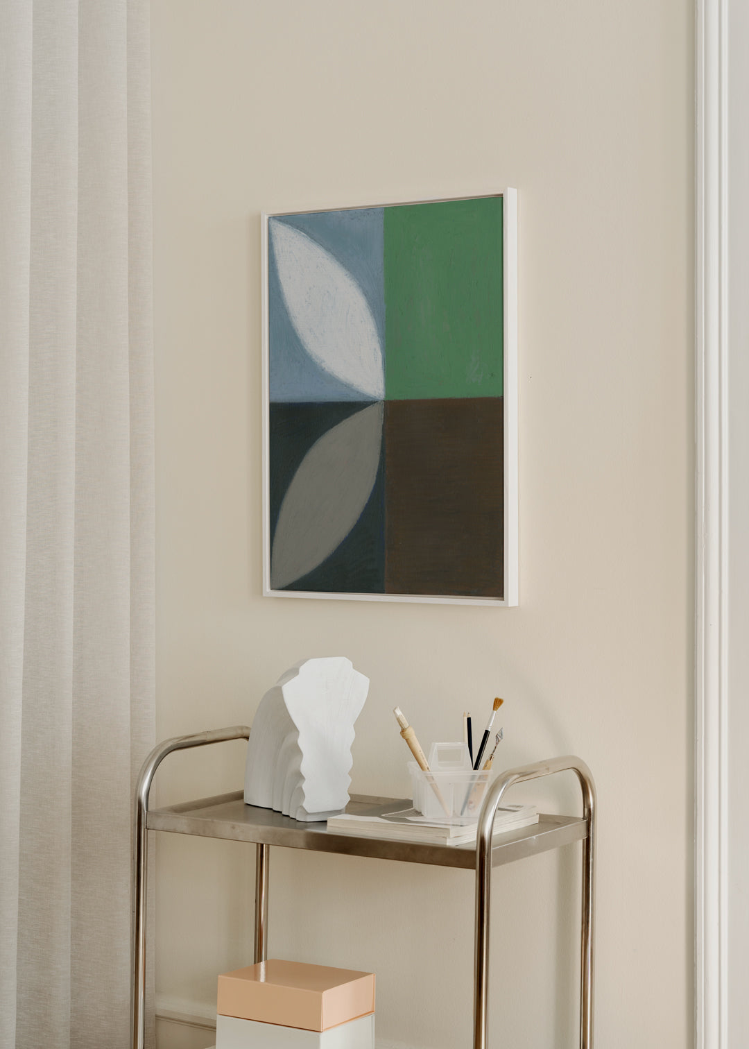 The Poster Club Natural Form Leinwand 50x70 cm natur abstrakt
