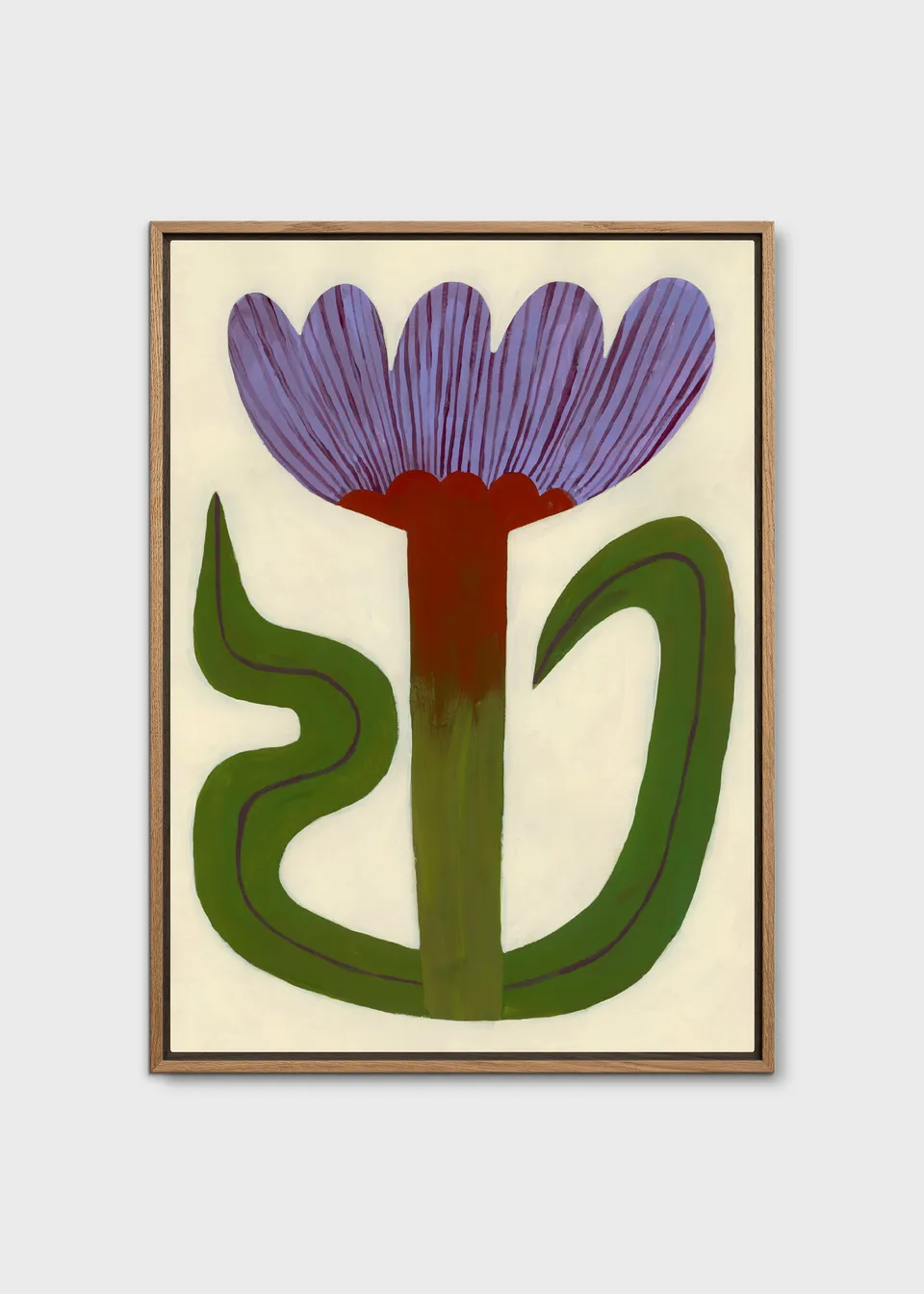 The Poster Club Jazzy Flower Canvas 30x40 cm Botanisch