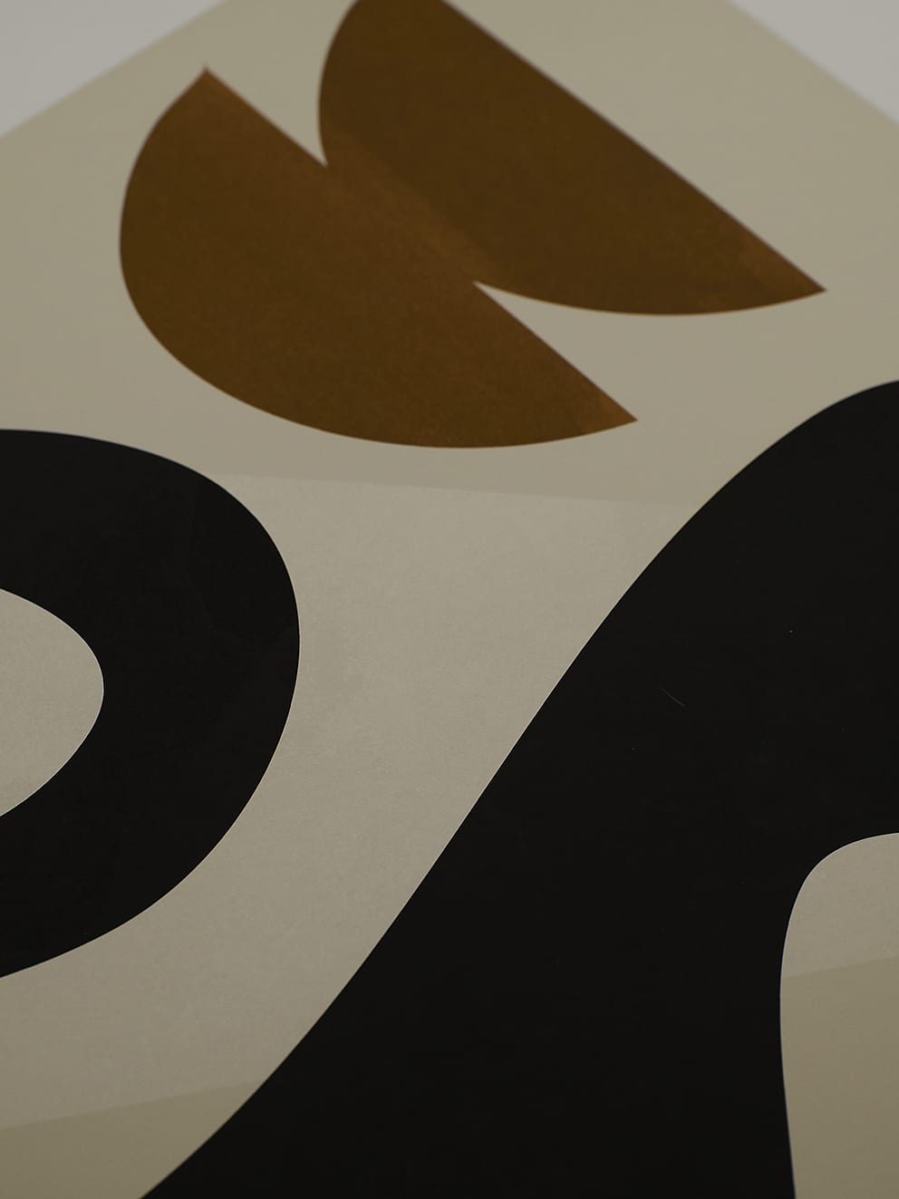 The Poster Club Art Prints Sculptural 01 Poster 30x40 cm gelb