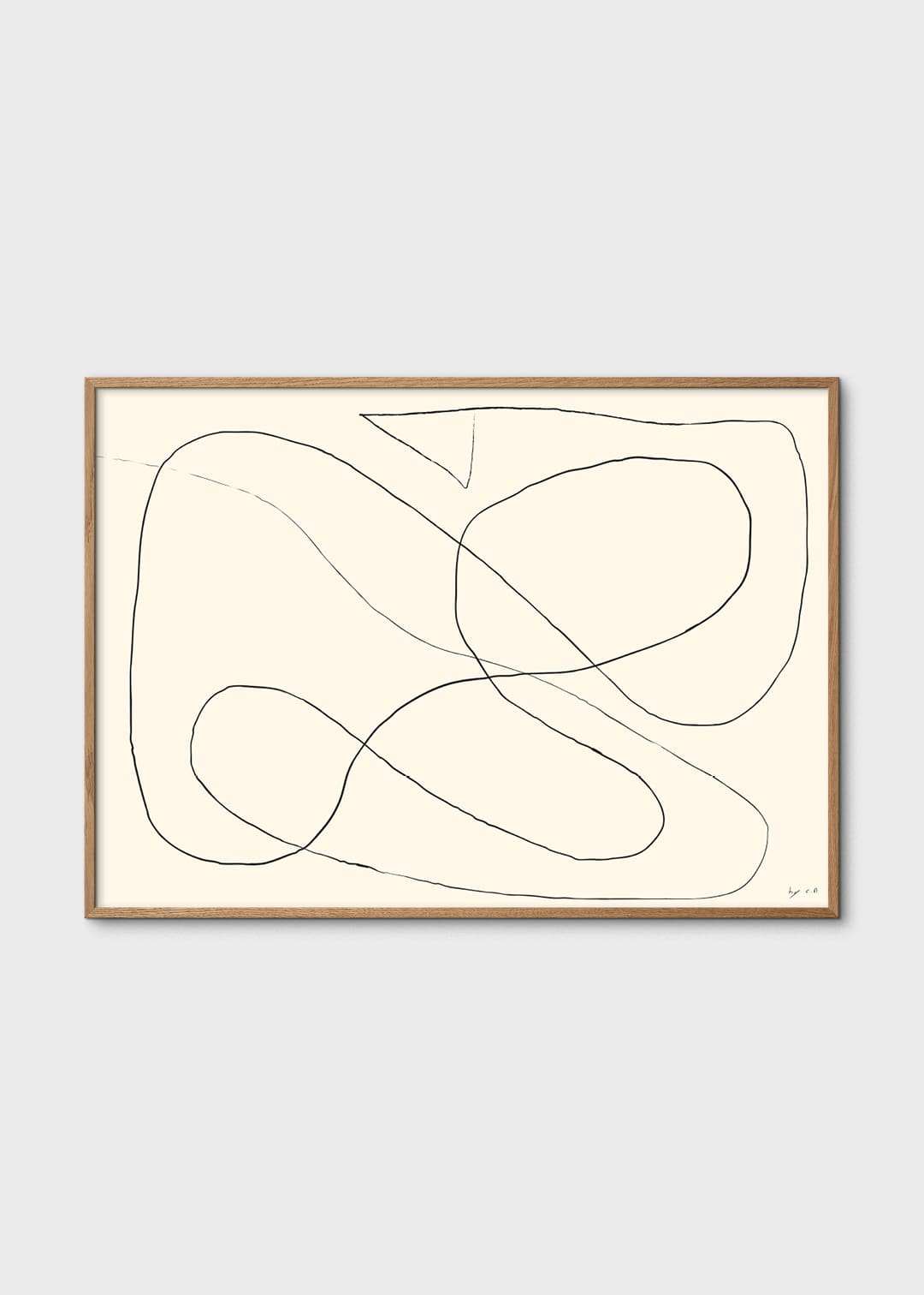 The Poster Club Art Prints Figure 02 Poster 30x40 cm beige