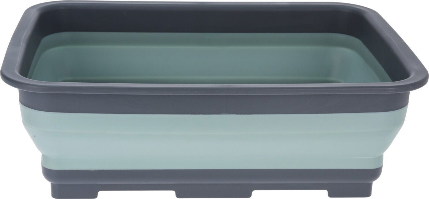 LS-LebenStil Flexible Waschschüssel 8L 37x27cm Grün Grau