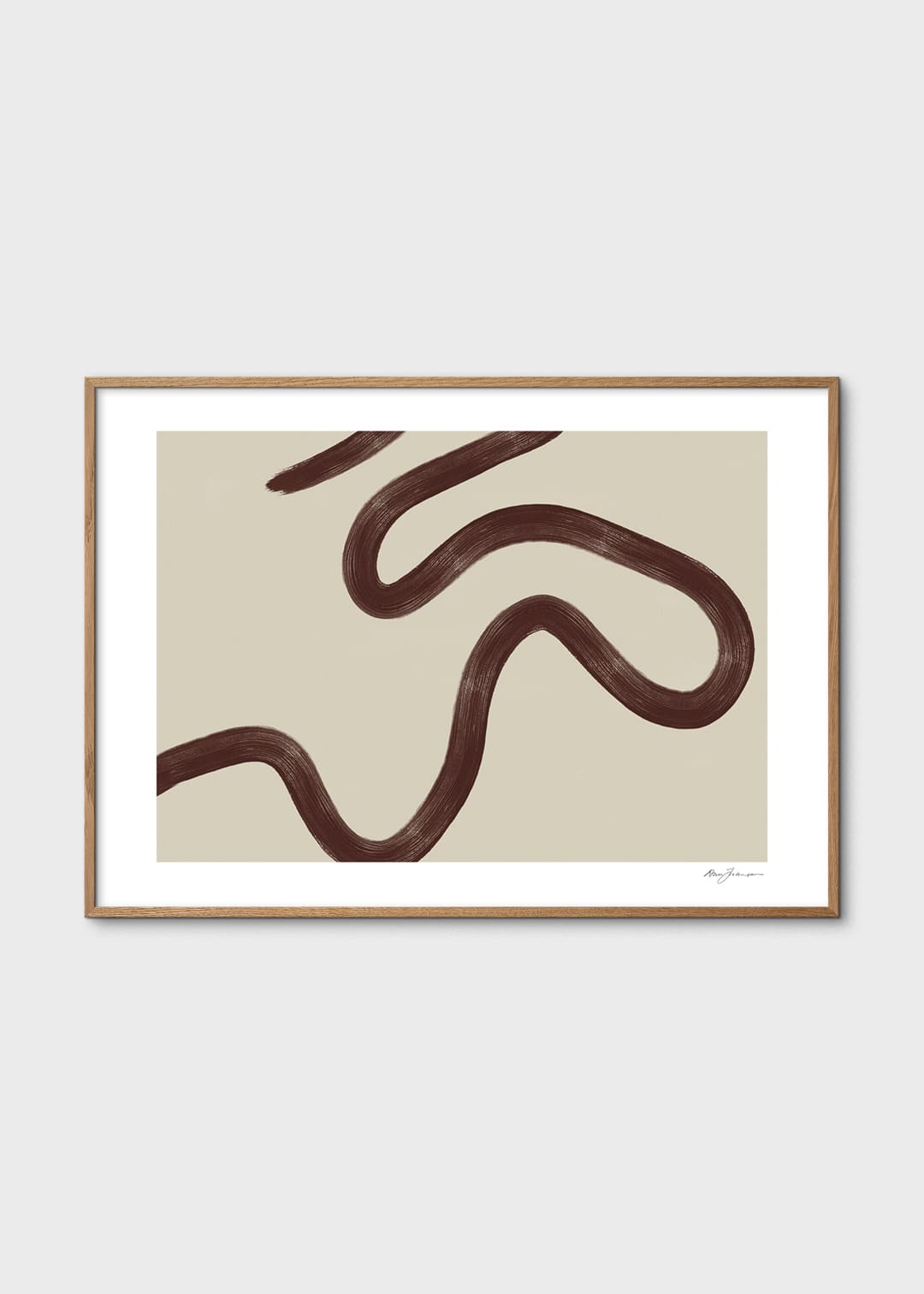 The Poster Club Art Prints Voyage Poster 30x40 cm beige