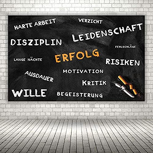 Hustling Sharks Tafel des Erfolgs Leinwandbild 45x30cm Büro