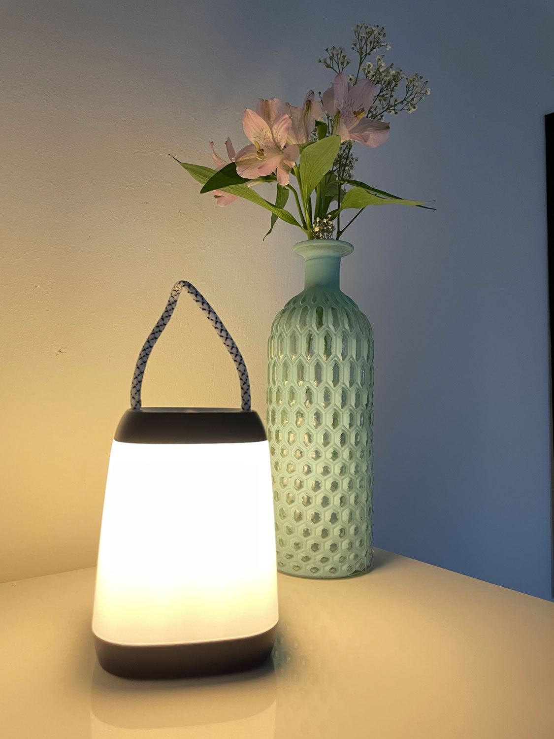 LS-LebenStil Garten & Camping LED Camping-Leuchte 12x9cm Schwarz
