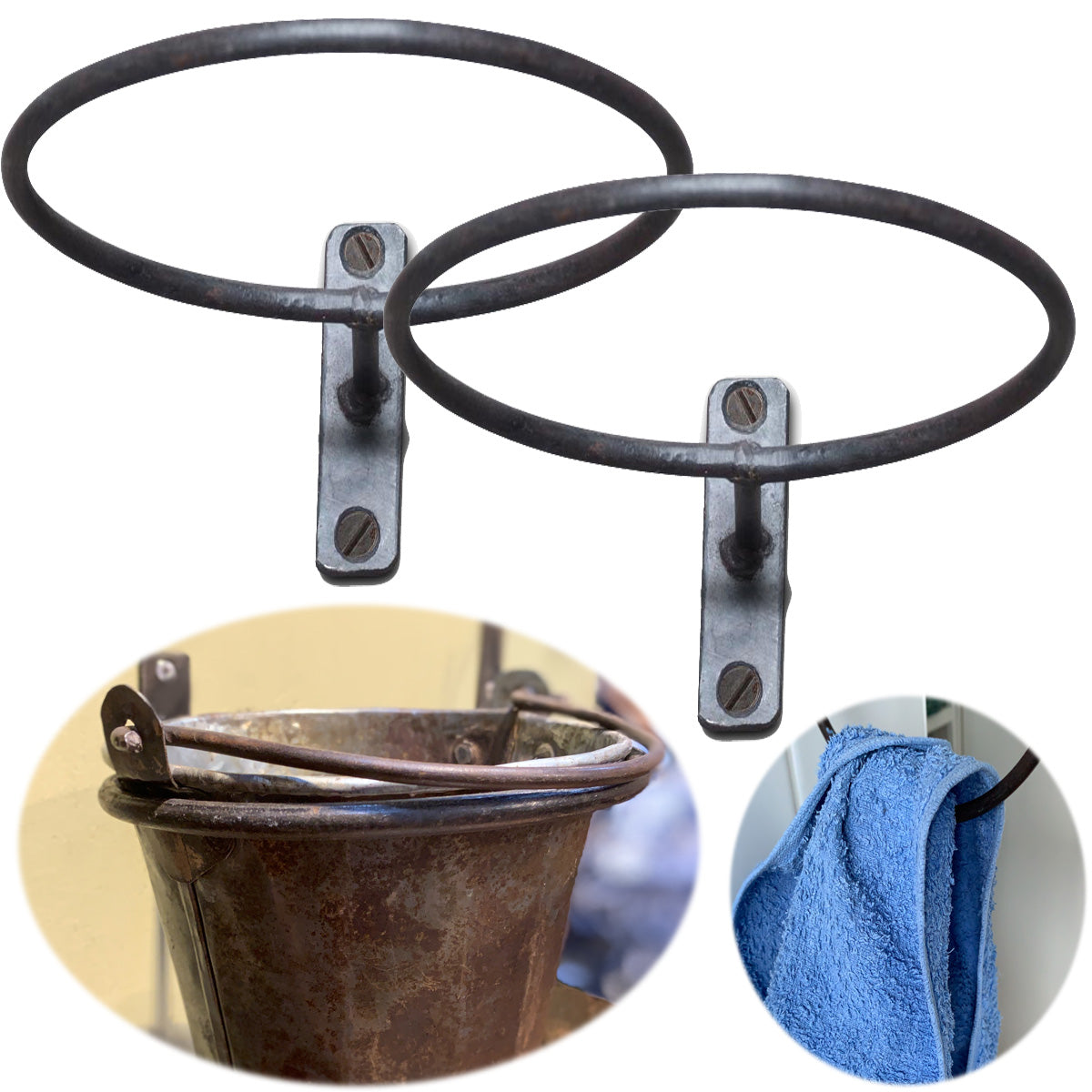 LS-LebenStil Garten & Camping Blumentopf-Halter 14cm 2er Set
