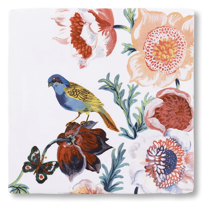 Storytiles Delft blue Feeling floral Wandfliese 10x10 cm Blume