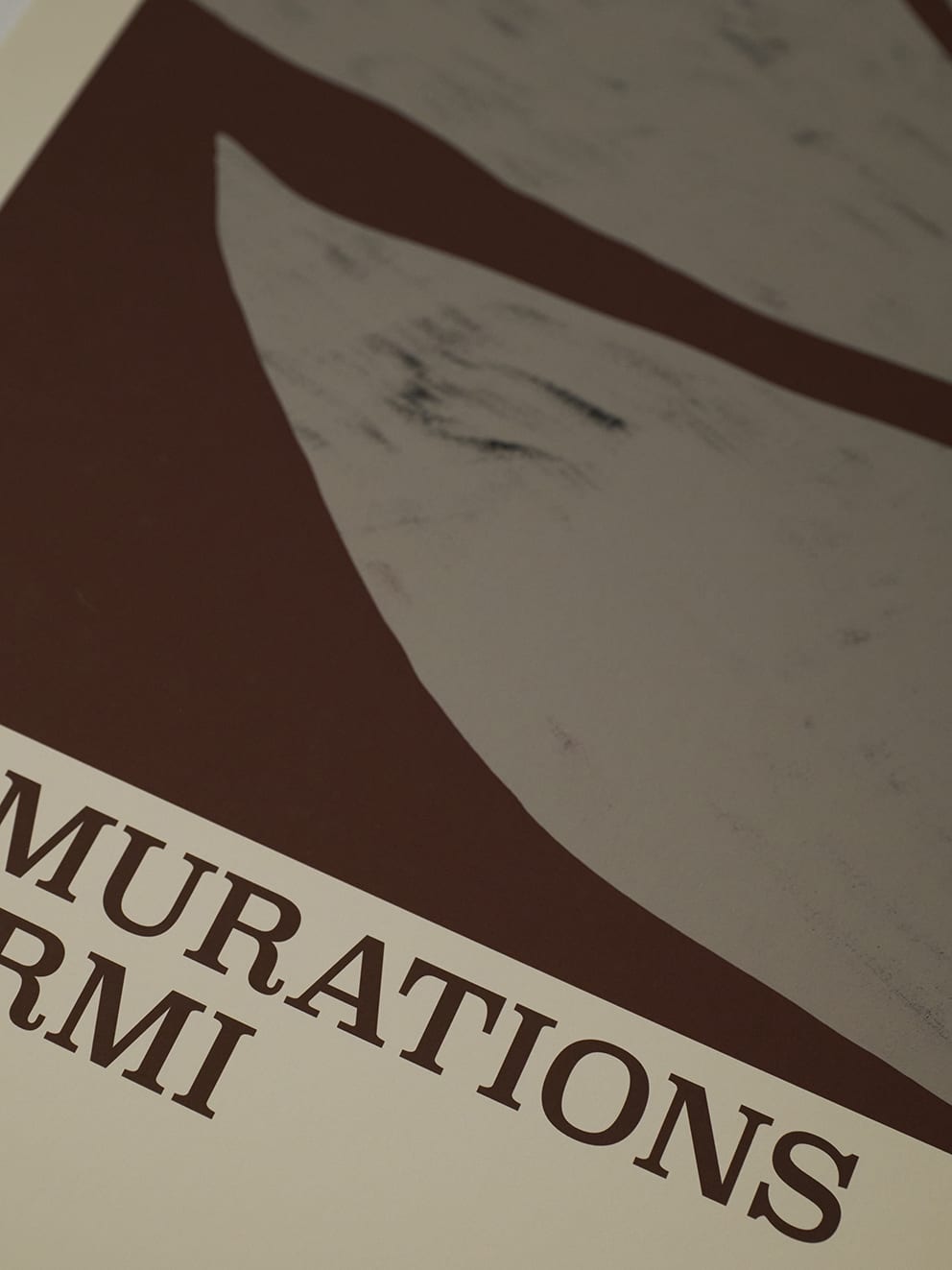 The Poster Club Murmurations Brown Poster 30x40 cm beige