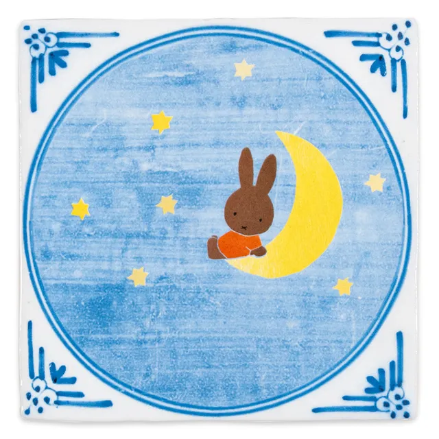Storytiles Delft Blue In de maneschijn Wandfliese Baby