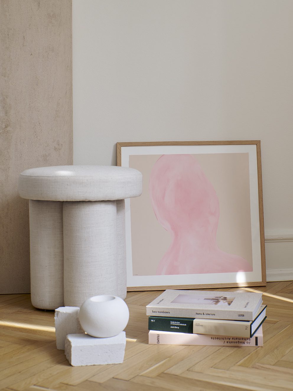 The Poster Club Art Prints Abstraction Poster 50x50 cm Rosa