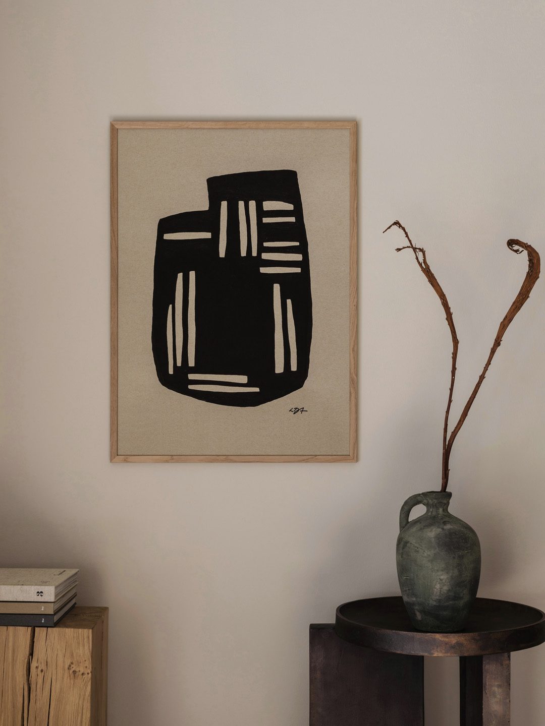 The Poster Club Art Prints Vases Poster A4 beige