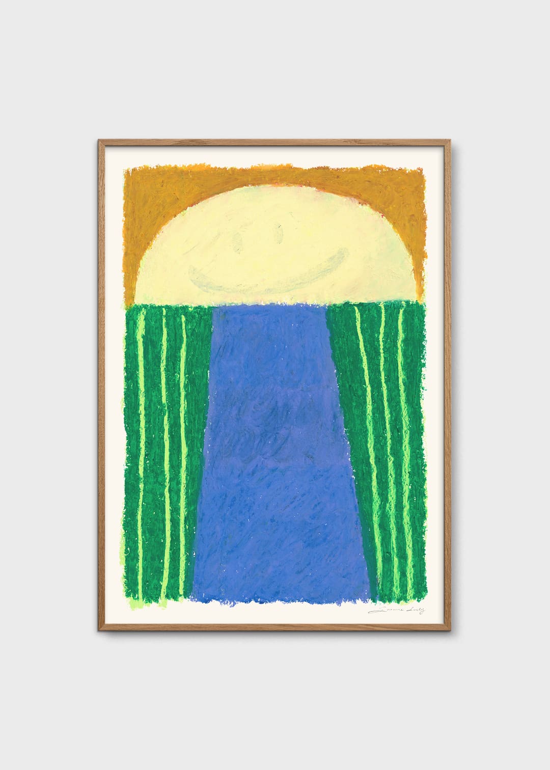 The Poster Club Art Prints Giggly Gills Poster A4 botanisch