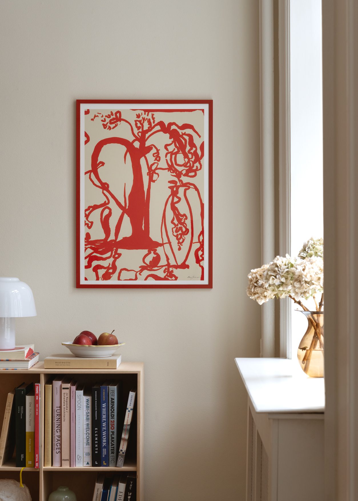 The Poster Club Art Prints Grand Vase Poster 30x40 cm rot