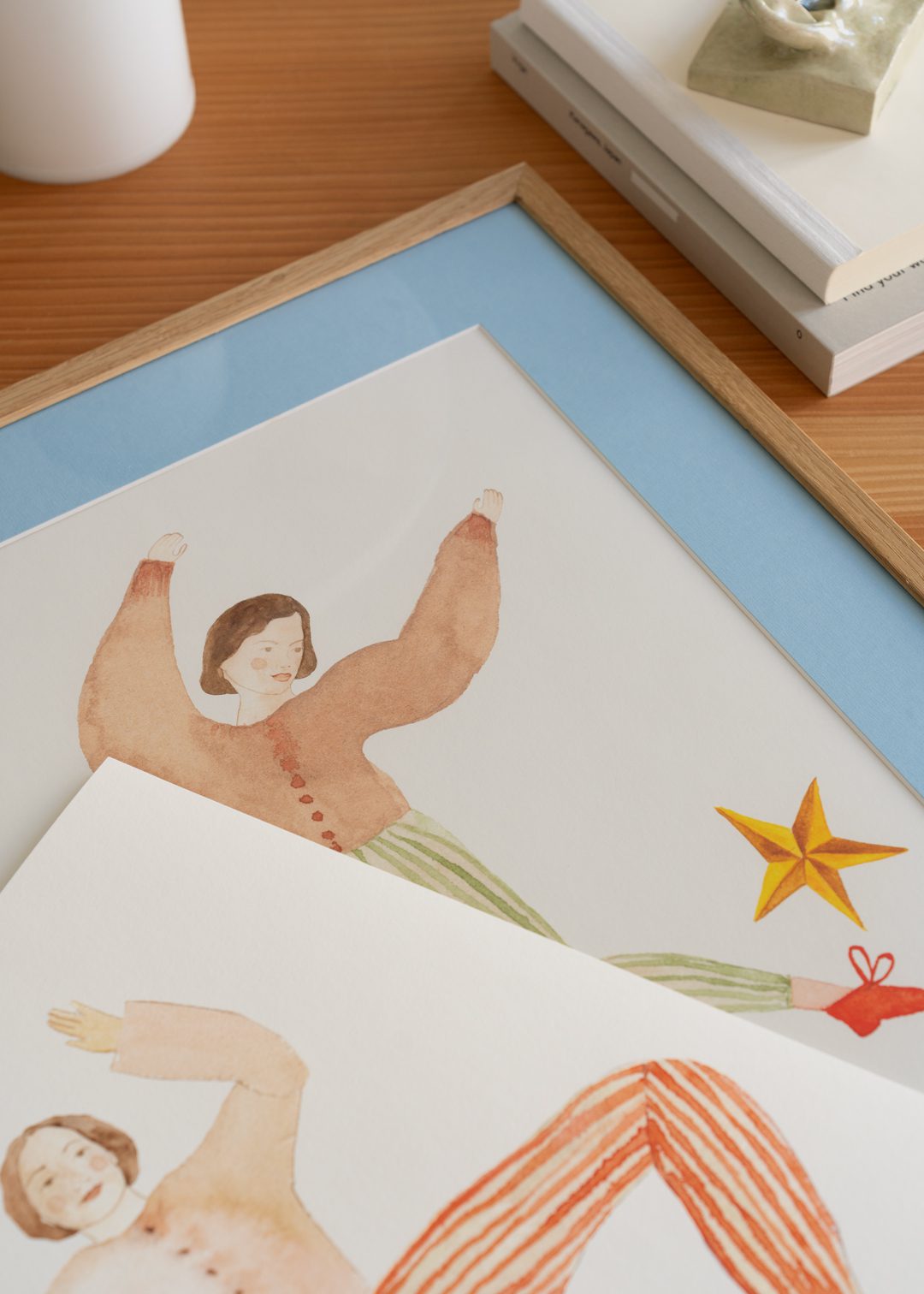 The Poster Club Soccer Star Poster 30x40 cm Braun-Grün