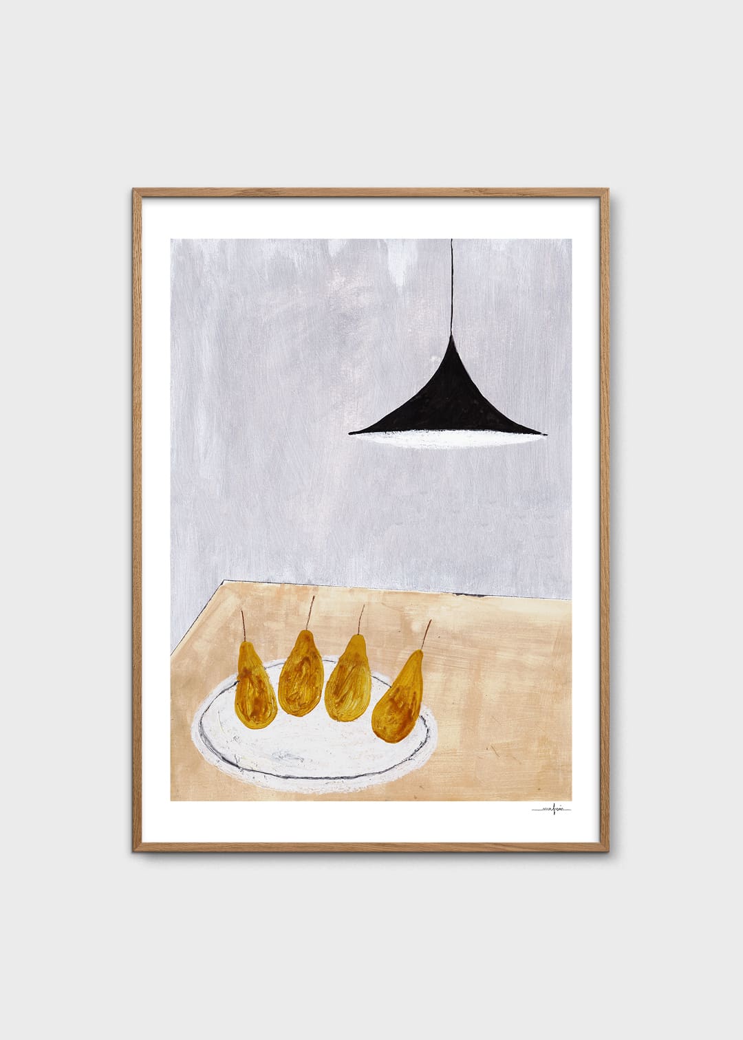 The Poster Club Art Prints Pears Poster 30x40 cm beige