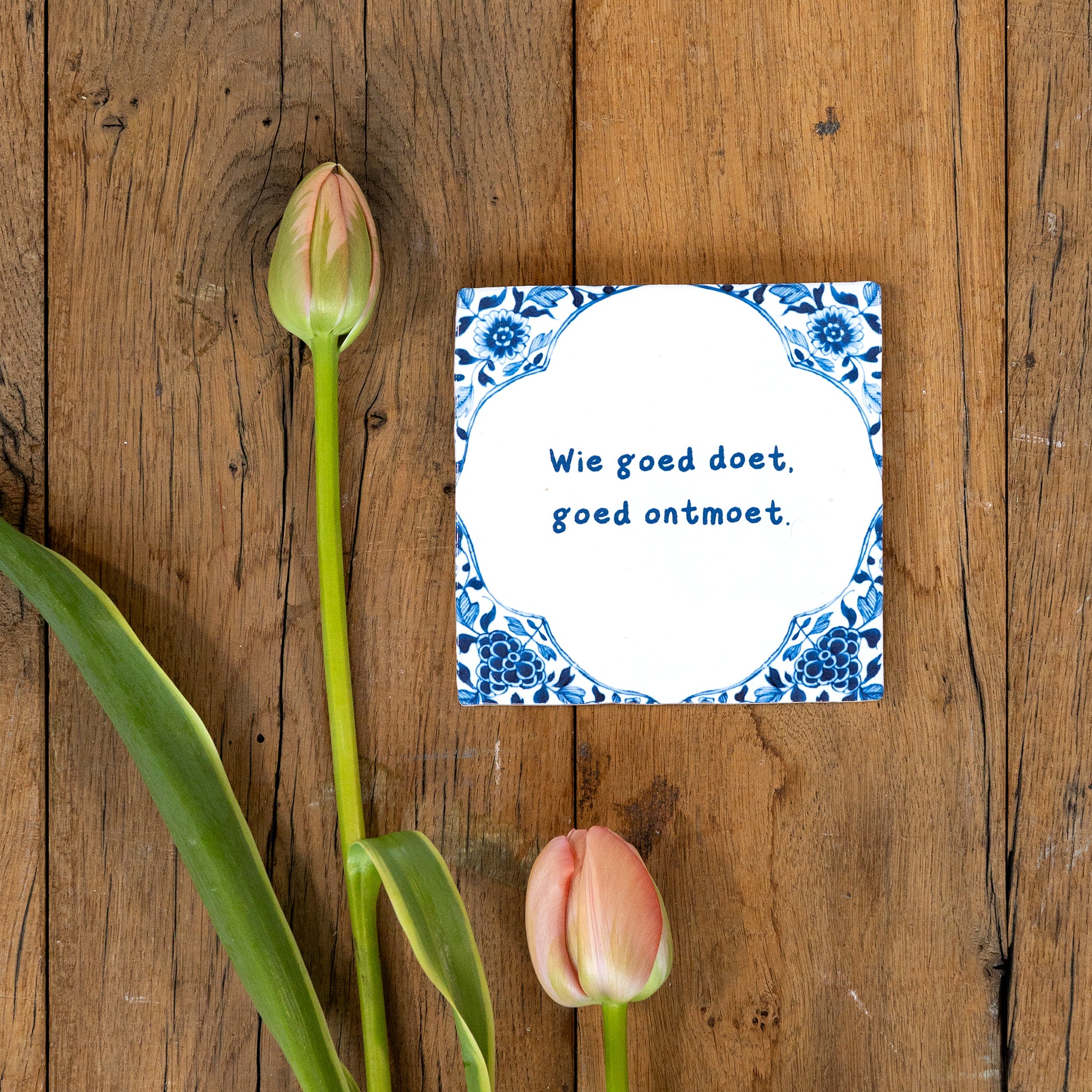 Storytiles Delft Blue Authentic Old Dutch Fliese 10x10 cm Text