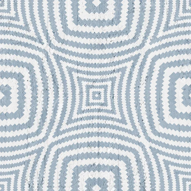 Mineheart Navy Geometric Circles Tapete Blau Vlies 52cm