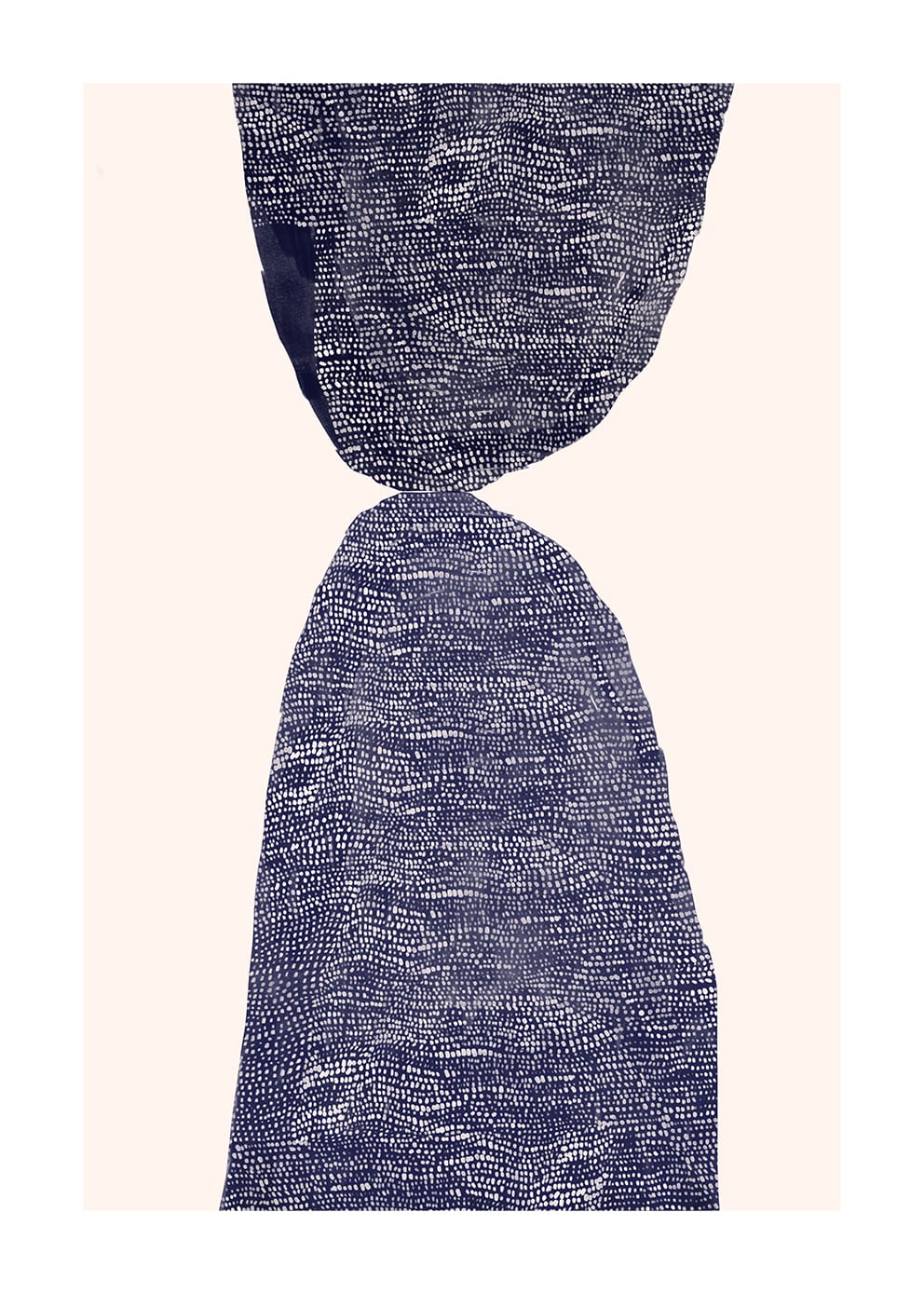 The Poster Club Hill Poster 30x40 cm abstrakt beige-blau