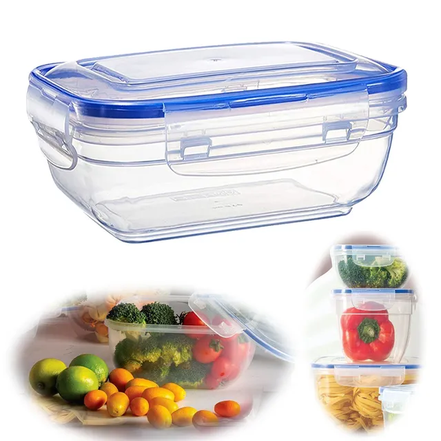 LS-LebenStil Küche & Haushalt Clip & Lock Frischhaltedose 800 ml luftdicht