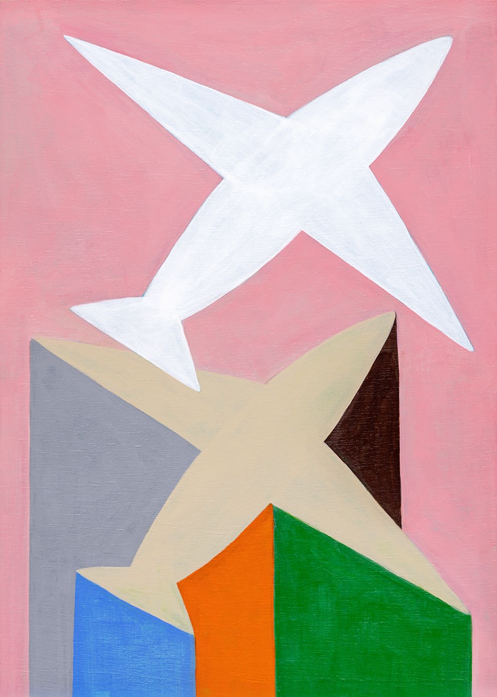 The Poster Club Art Prints Airplane Stump Canvas 30x40 abstrakt
