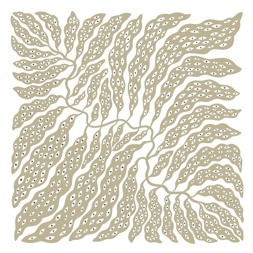 The Poster Club Art Prints Eyes Poster 50x50 cm beige