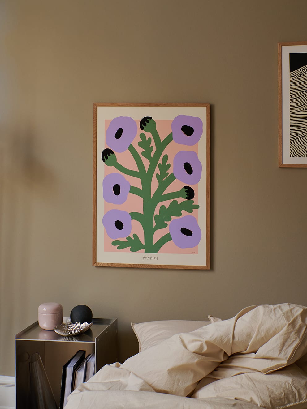 The Poster Club Art Prints Purple Poppies Poster 30x40 cm botanisch