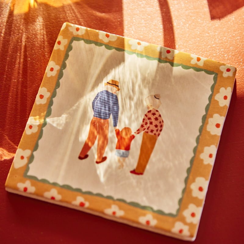 Storytiles Delft Blue Band voor het leven Wandfliese S 10x10