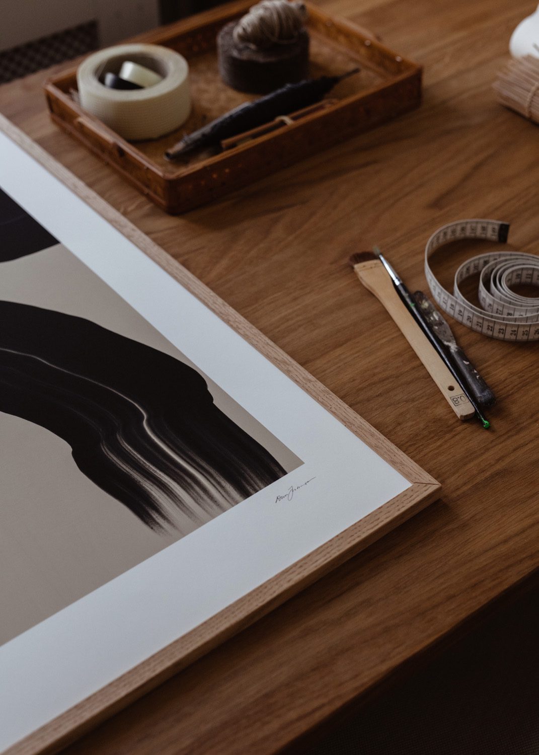 The Poster Club The Walk Poster A4 beige schwarz Johansson