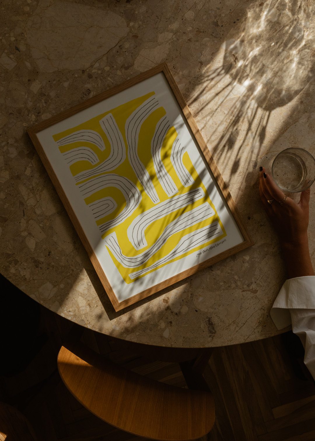 The Poster Club Art Prints Sunny Intentions Poster 30x40 gelb