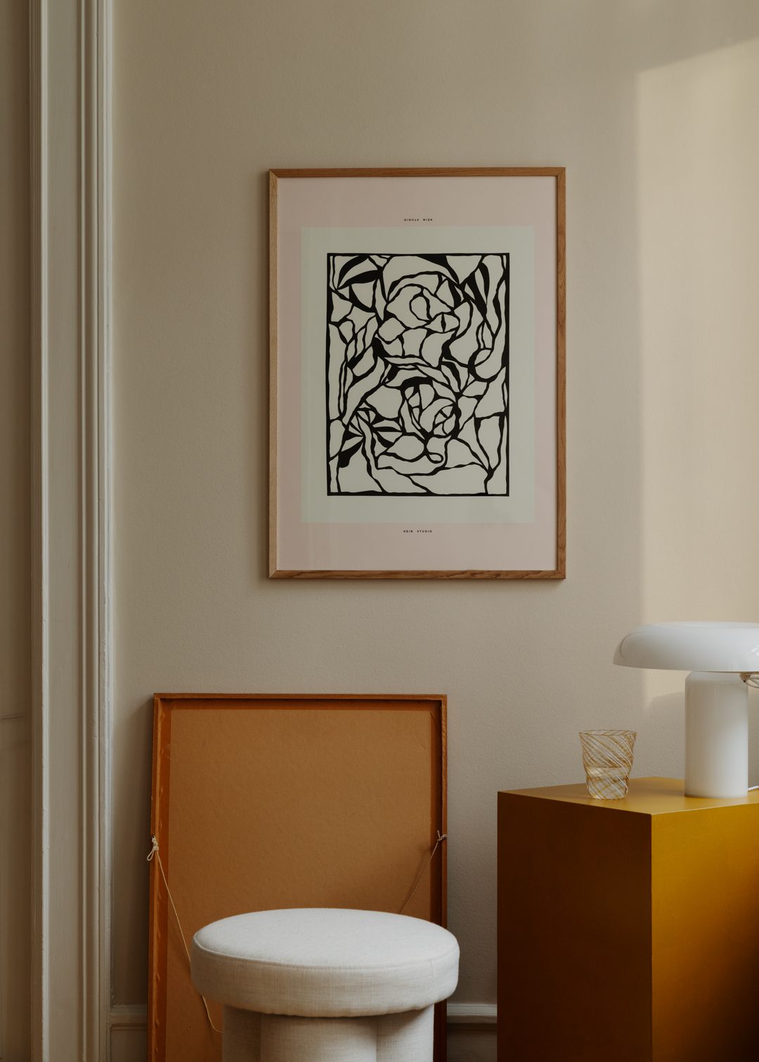 The Poster Club I See You Pale Pink Poster 30x40 cm Rosa