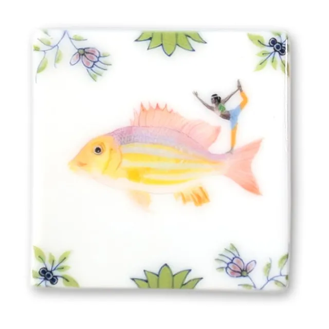 Storytiles Minis In de flow Minif Fliese Yoga Motiv