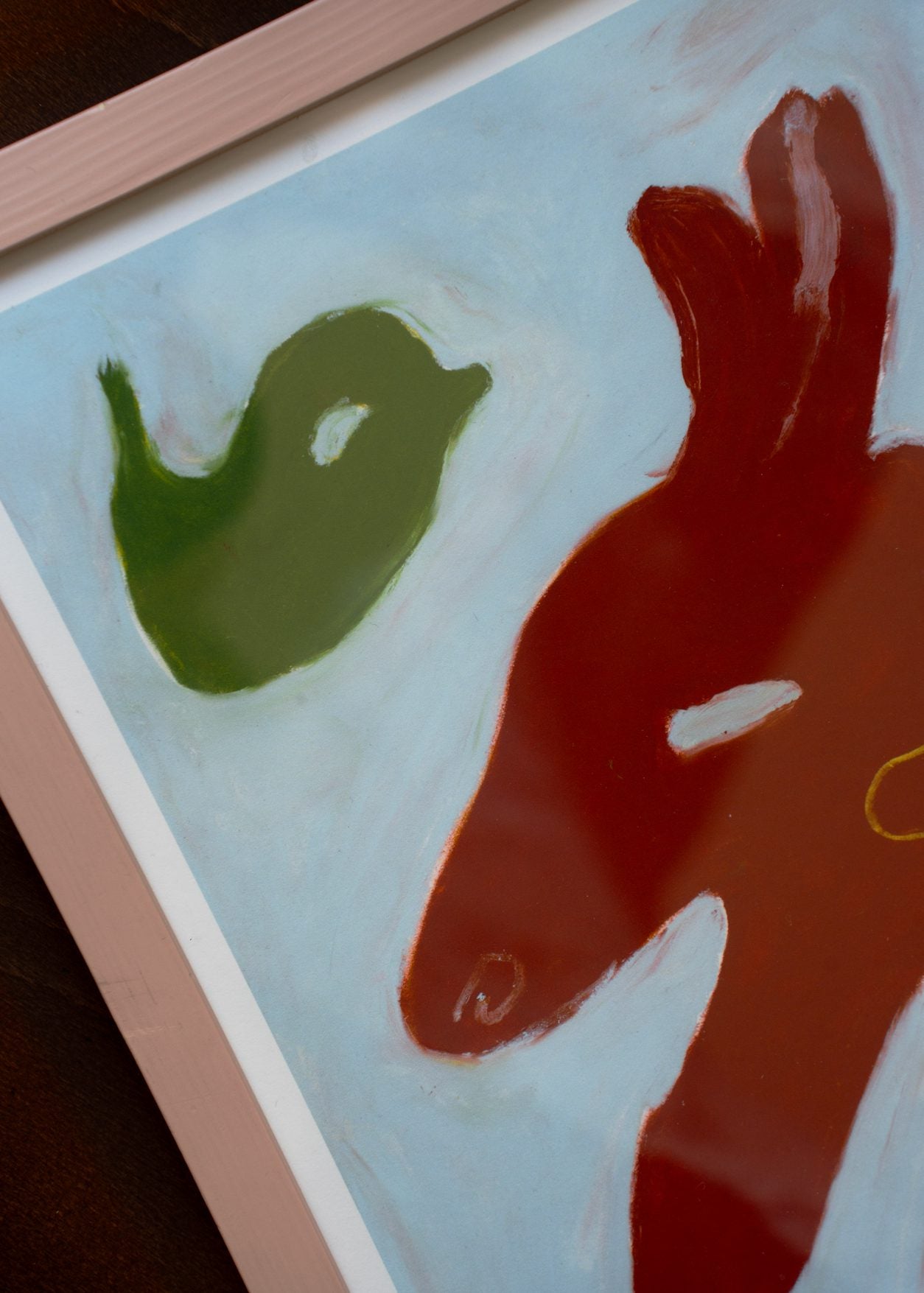 The Poster Club Art Prints Red Animal Poster 30x40 cm rot