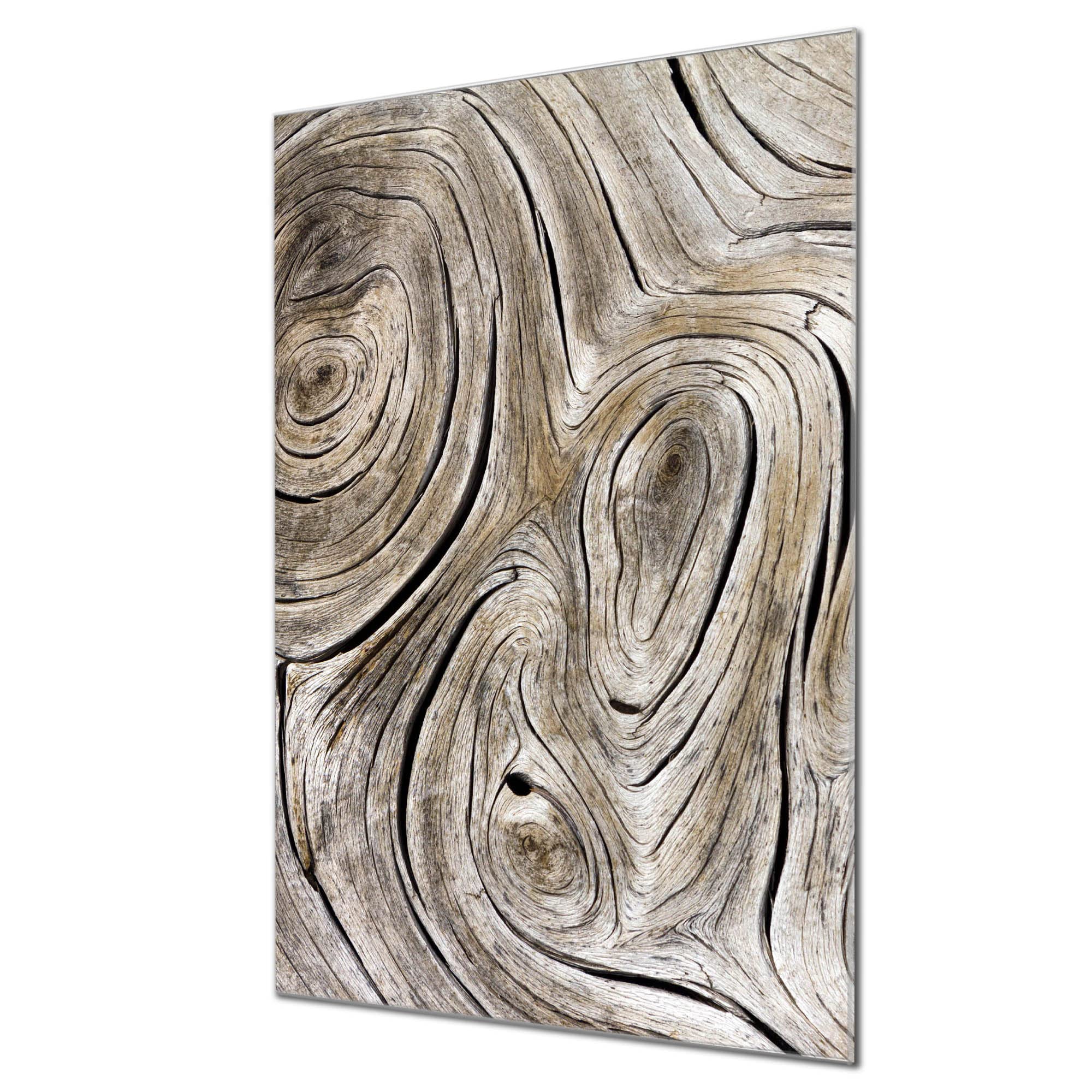 Banjado Magnettafel Holzwirbel Magnetboard 60x40 beschreibbar